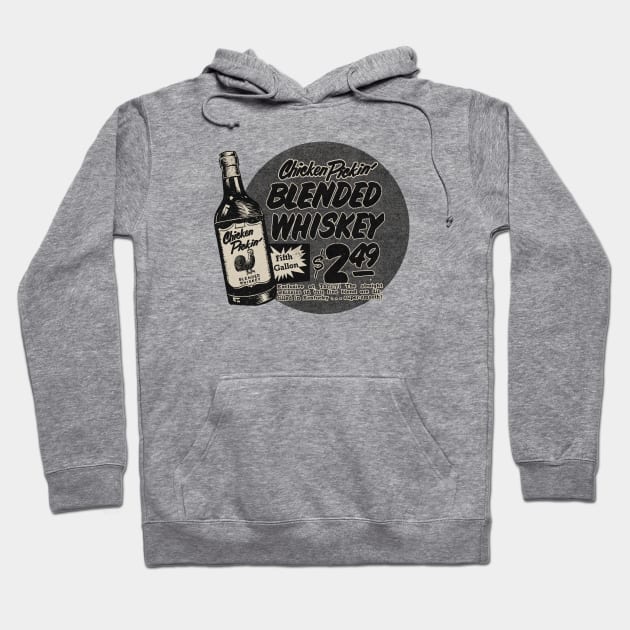 Vintage Chicken Pickin Whiskey Hoodie by Kujo Vintage